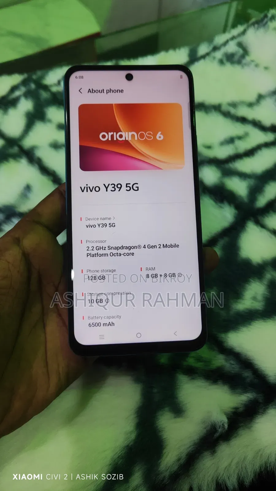 Vivo Y39 128 GB Blue