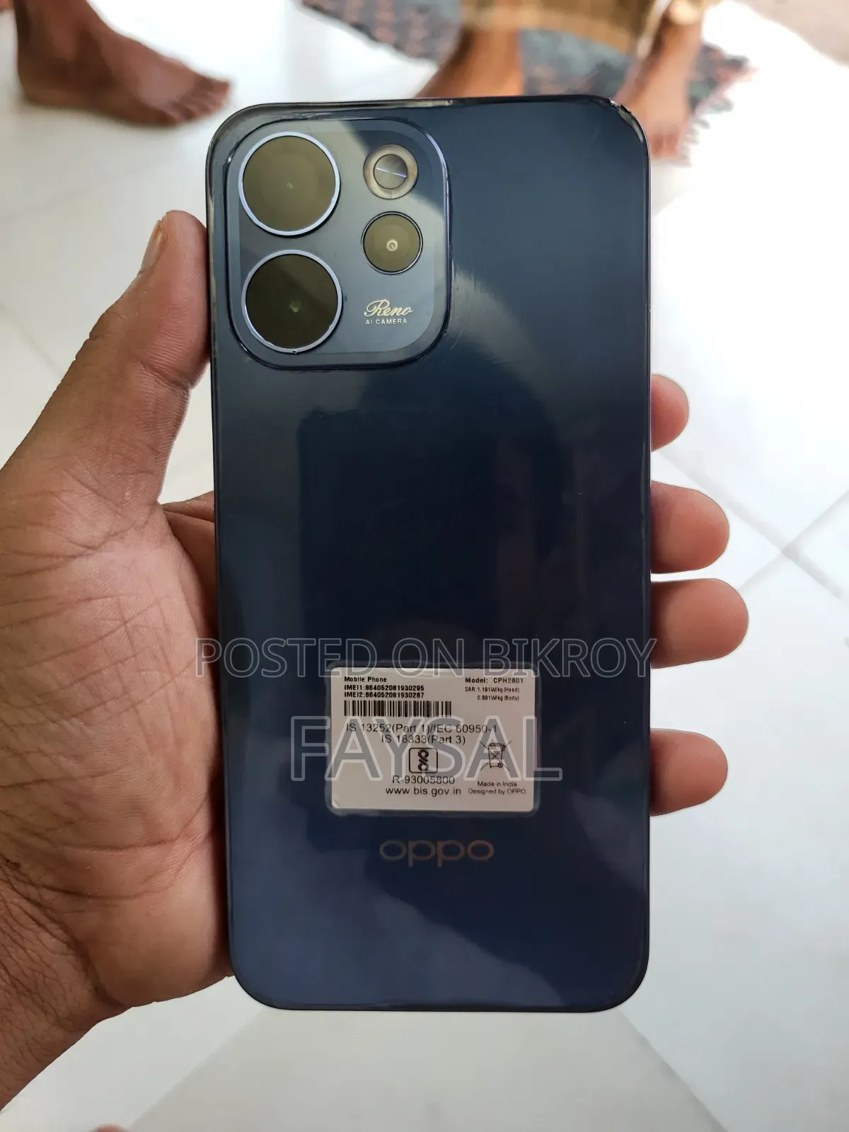 Oppo Reno15 F 5G 256 GB Blue