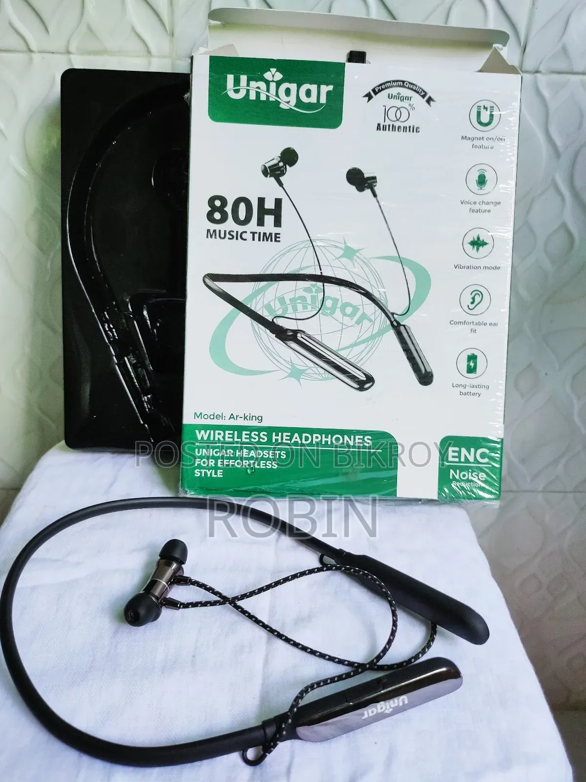 Bluetooth Neckband (Magnetic Wireless System)