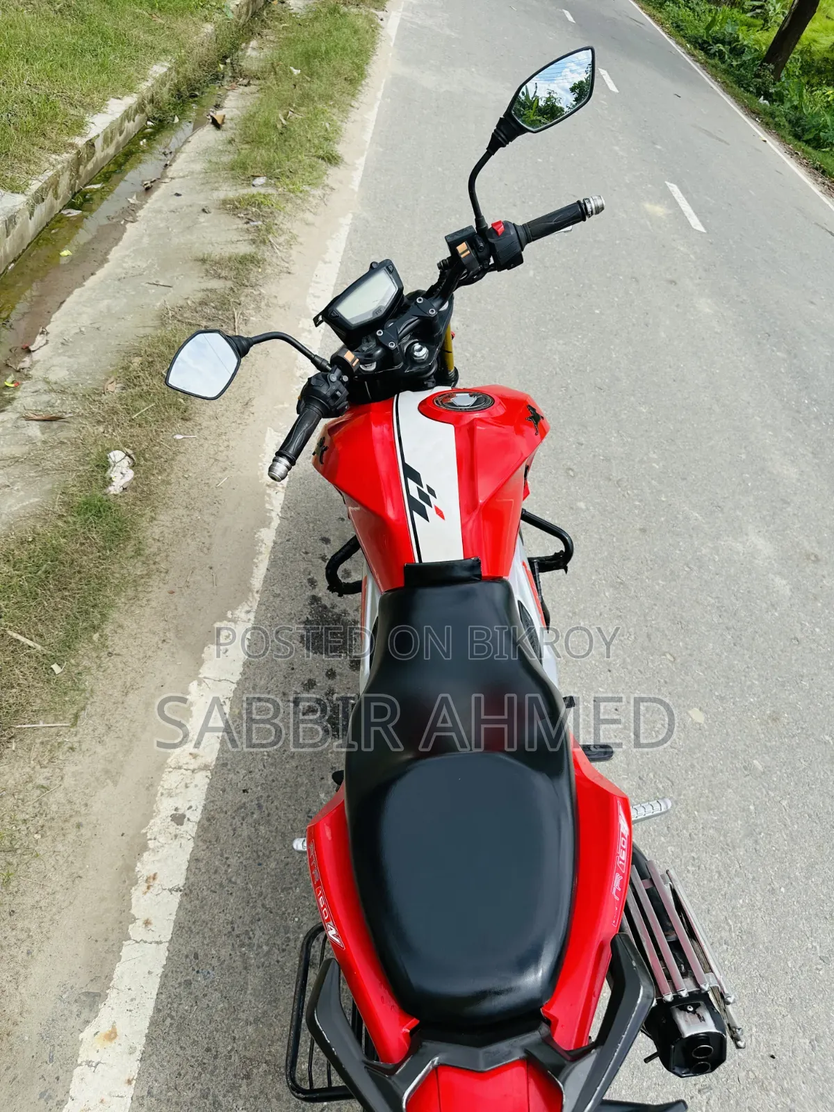 টিভিএস আপ্যাচে আরটিআর ১৬০ ৪ভি ২০২২ লাল