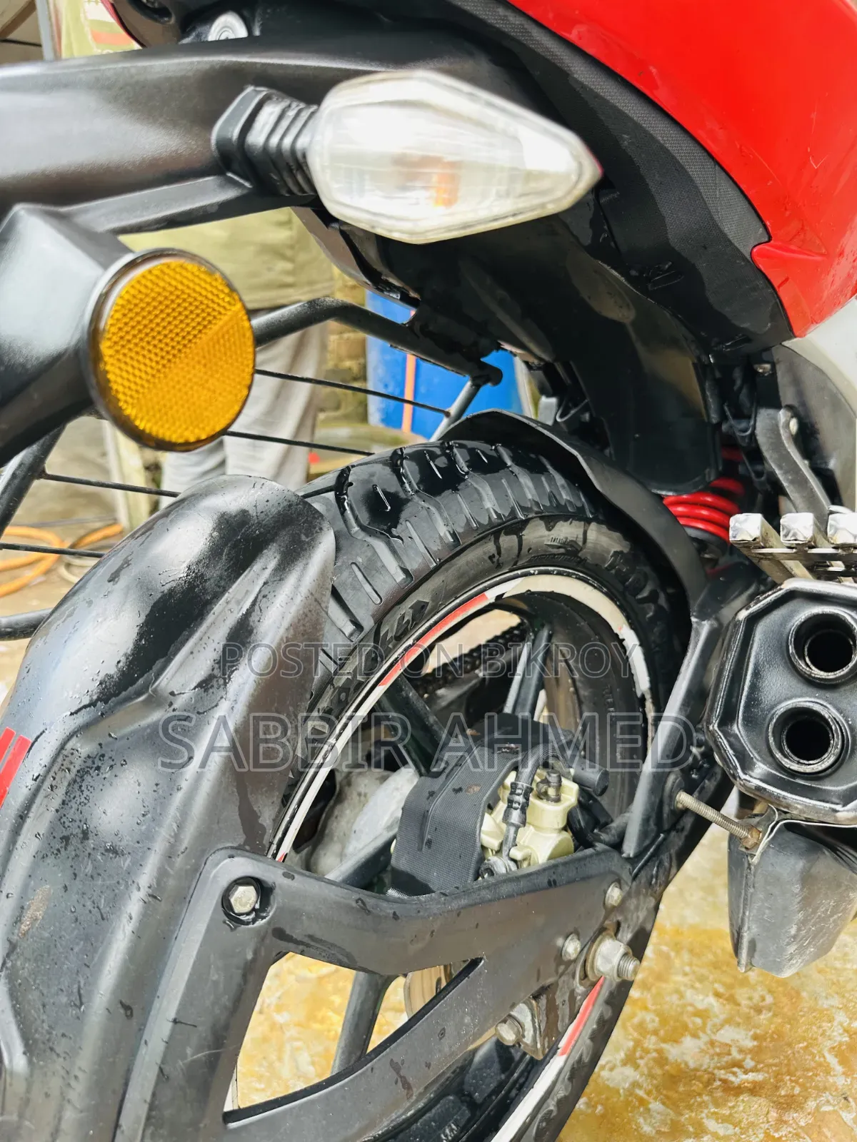টিভিএস আপ্যাচে আরটিআর ১৬০ ৪ভি ২০২২ লাল