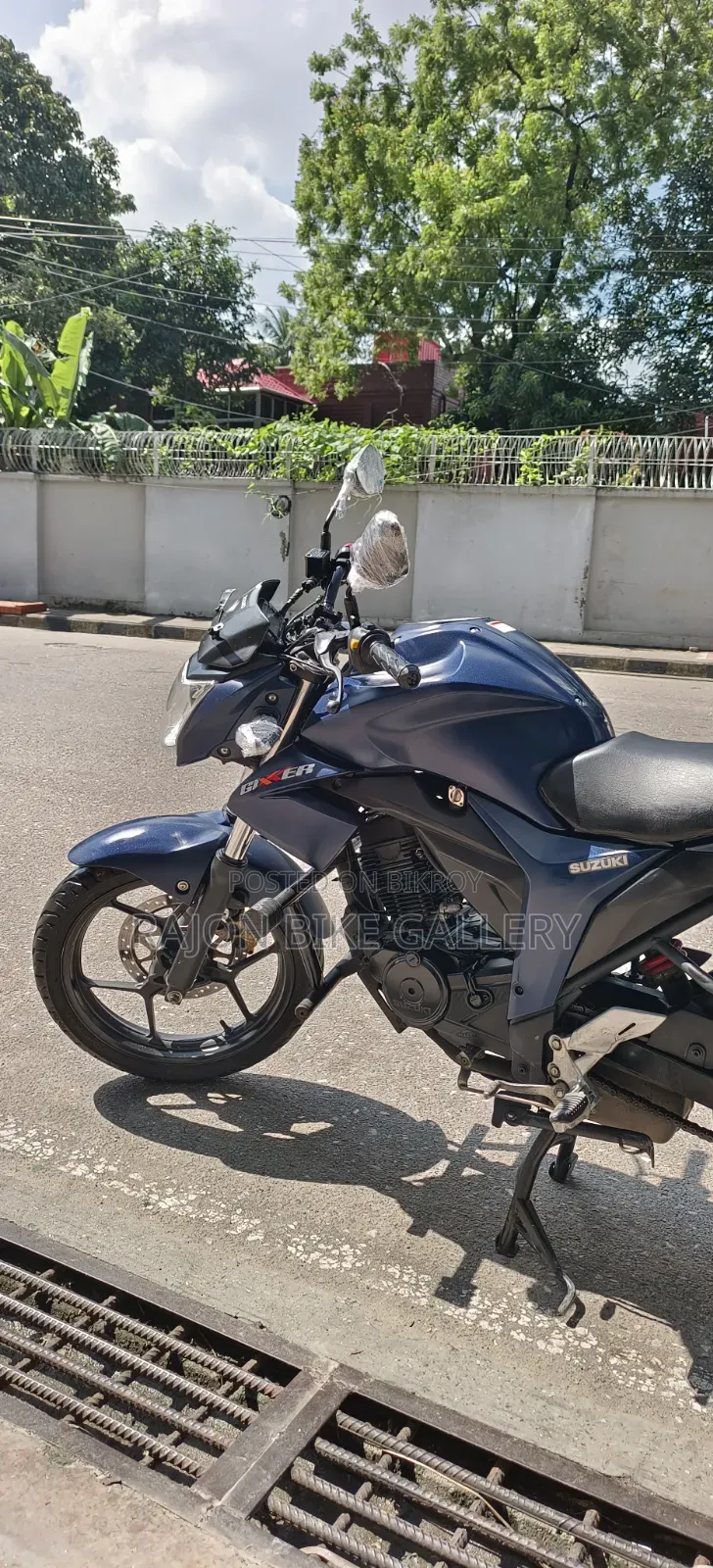 New Suzuki Gixxer 2024 Blue