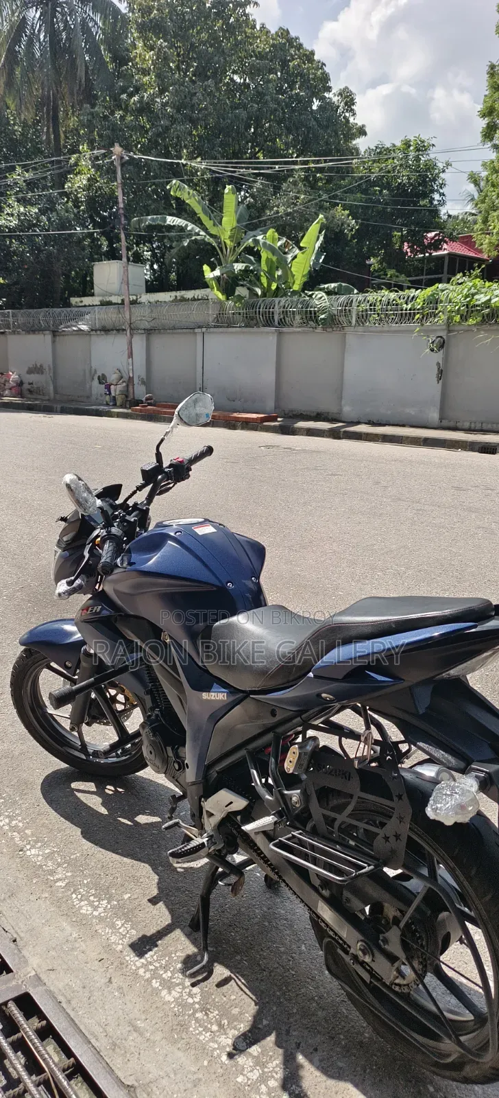 New Suzuki Gixxer 2024 Blue