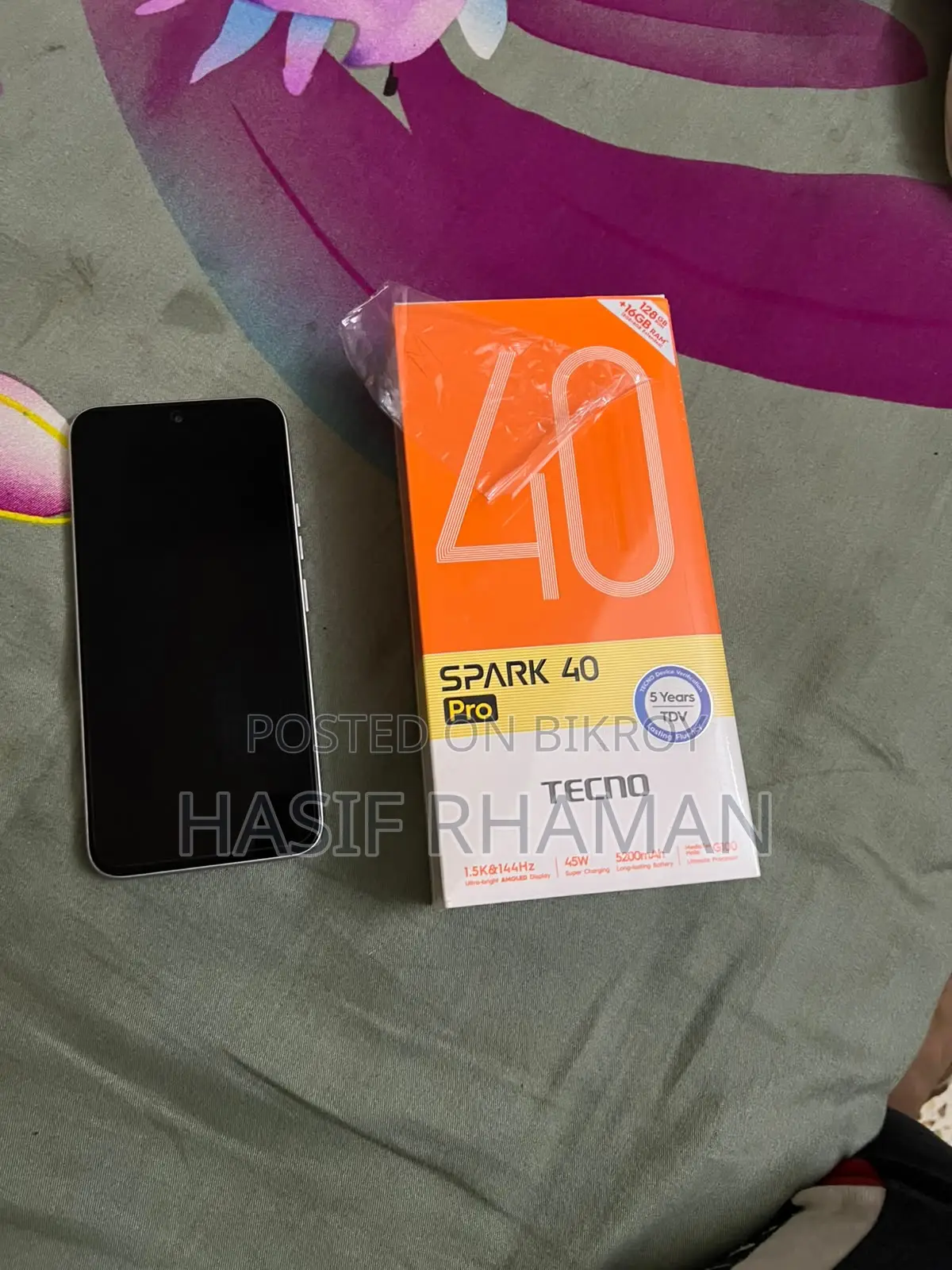 Tecno Spark 40 Pro 128 GB Gray