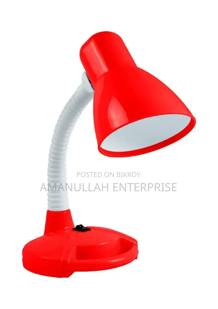 Flexible Gooseneck LED Desk Lamp - Bright Red | [Amanullah Enterprise]