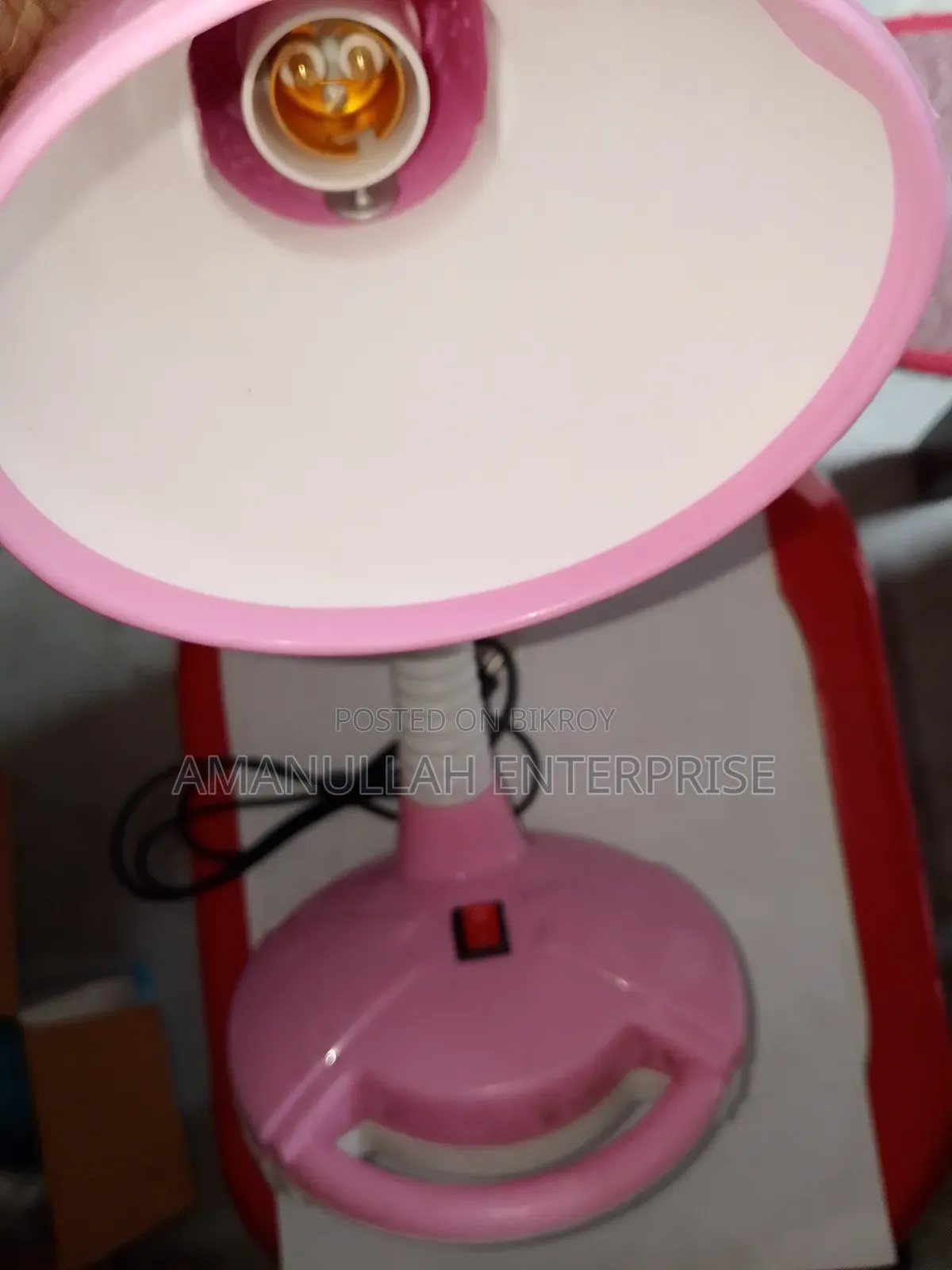 Flexible Gooseneck LED Desk Lamp - Bright Red | [Amanullah Enterprise]