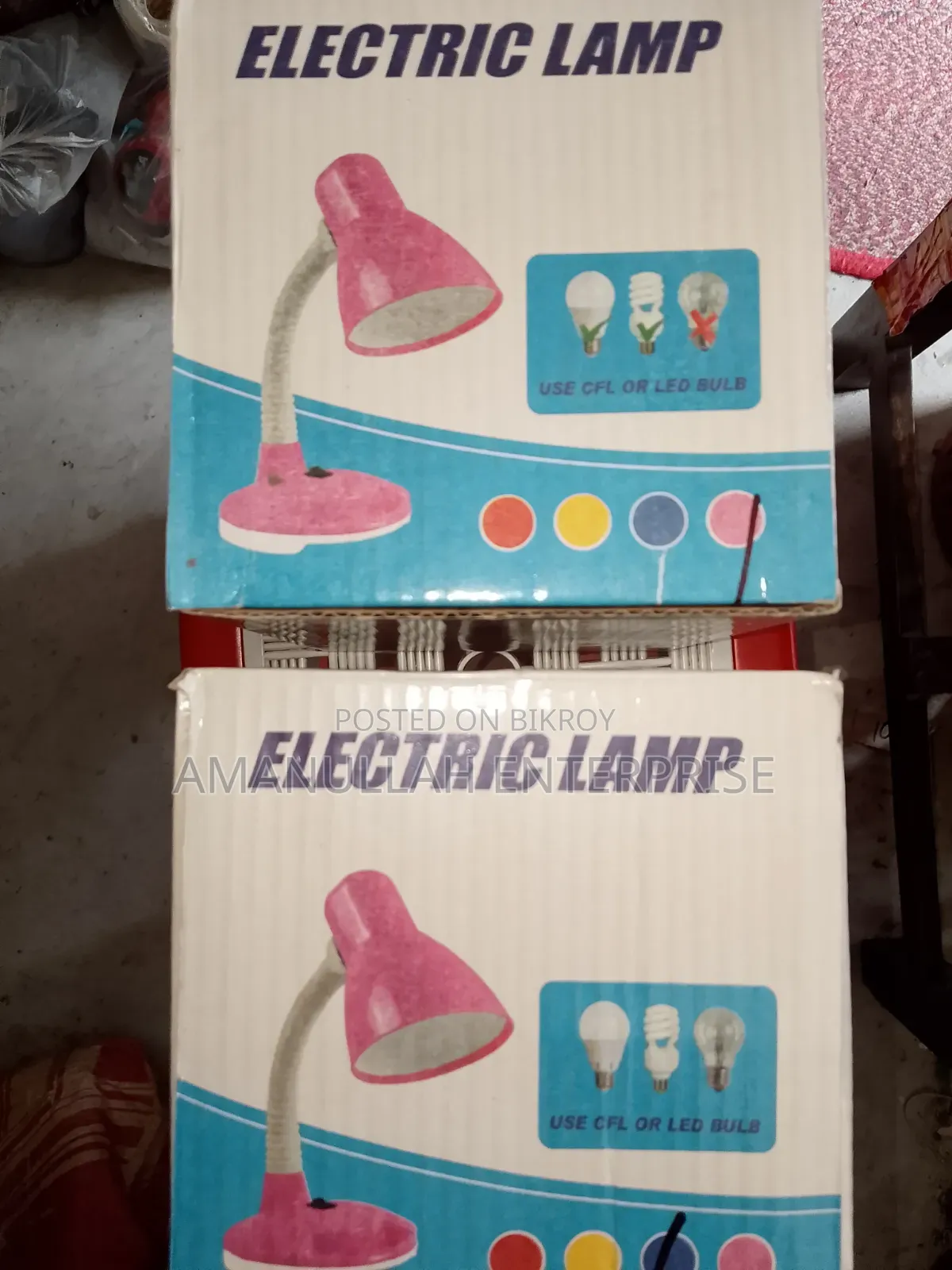 Flexible Gooseneck LED Desk Lamp - Bright Red | [Amanullah Enterprise]
