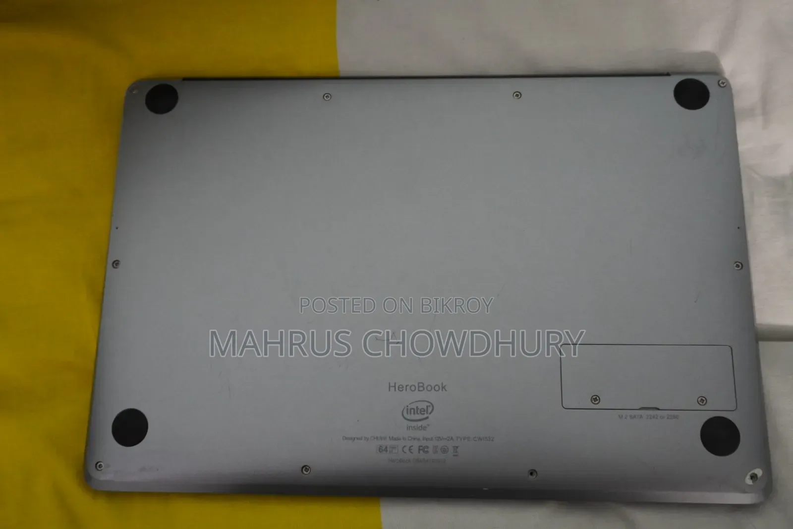 ল্যাপটপ Chuwi HeroBook 4GB Intel Atom eMMC 60GB