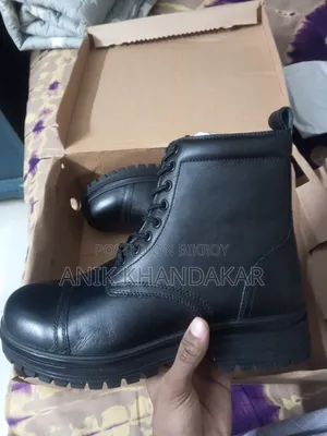 High Ankle Military Black Combat Boot for Men