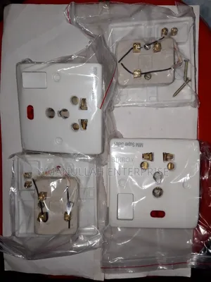Multi-Socket Switch | Stone Ceramic Copper | Free Back Cover