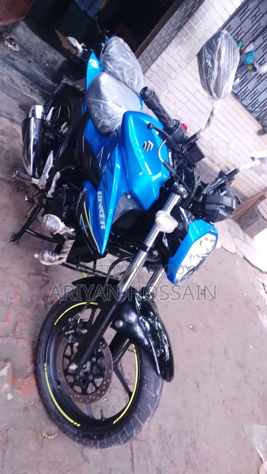 নতুন সুজুকি জিক্সার ২০২৪ ব্লু