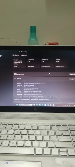 Laptop HP 15s 8GB Intel Core i7 HDD 1T