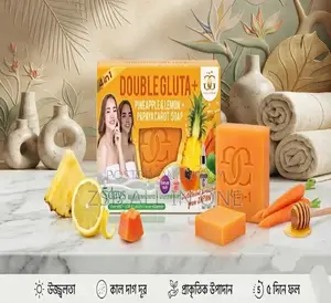 Double Gluta+ 4-in-1 Pineapple, Lemon, Papaya Carrot Soap (160g)