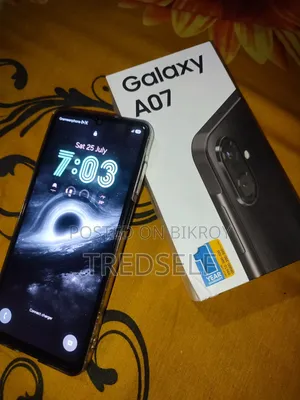 New Samsung Galaxy A07 4G 64 GB Black