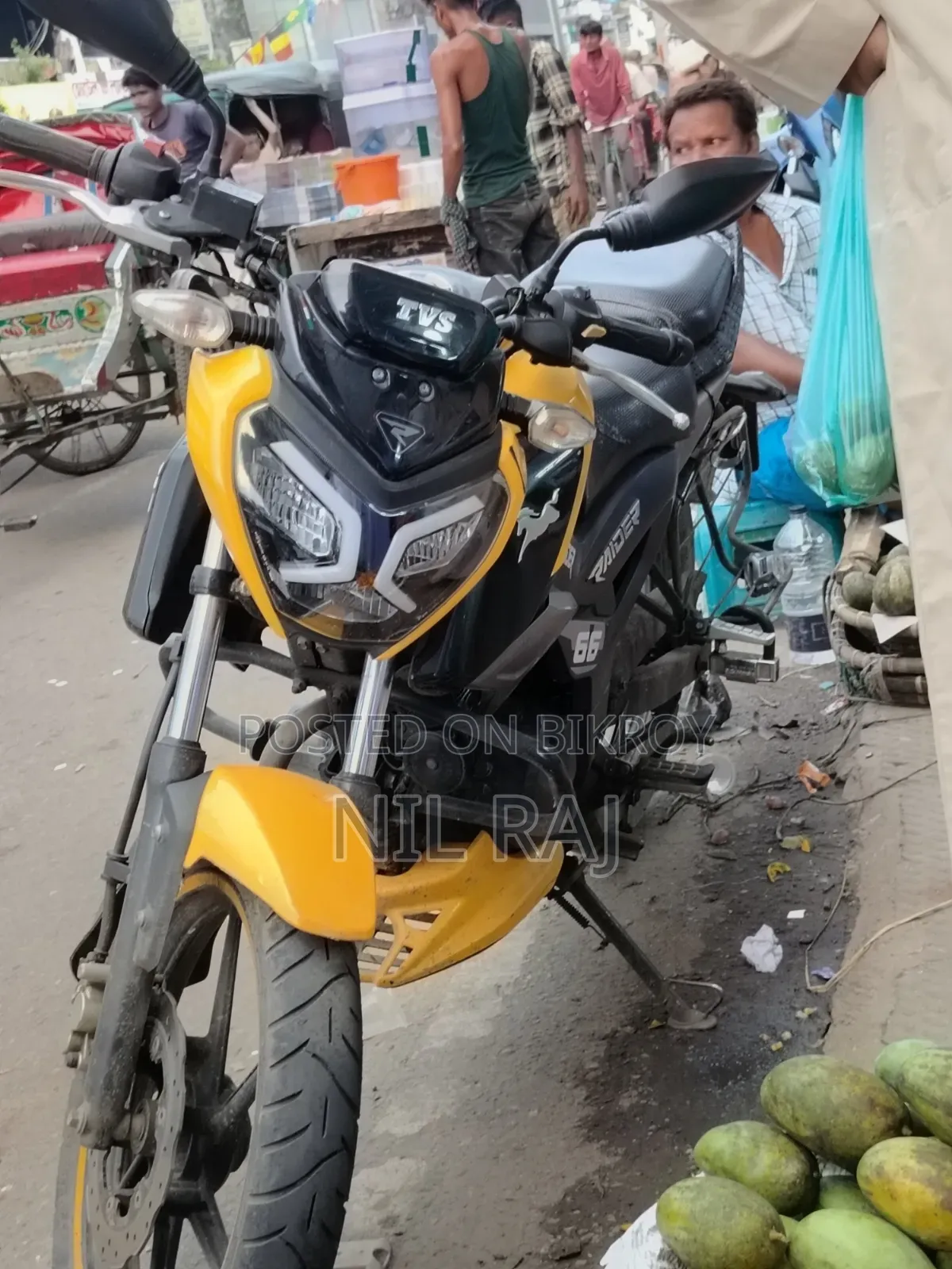 TVS Raider 125 2023 Yellow