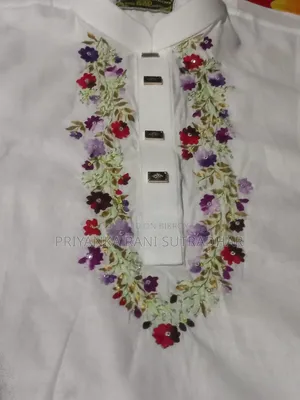 সুতার কাজের স্টোন বসানো পাঞ্জাবি