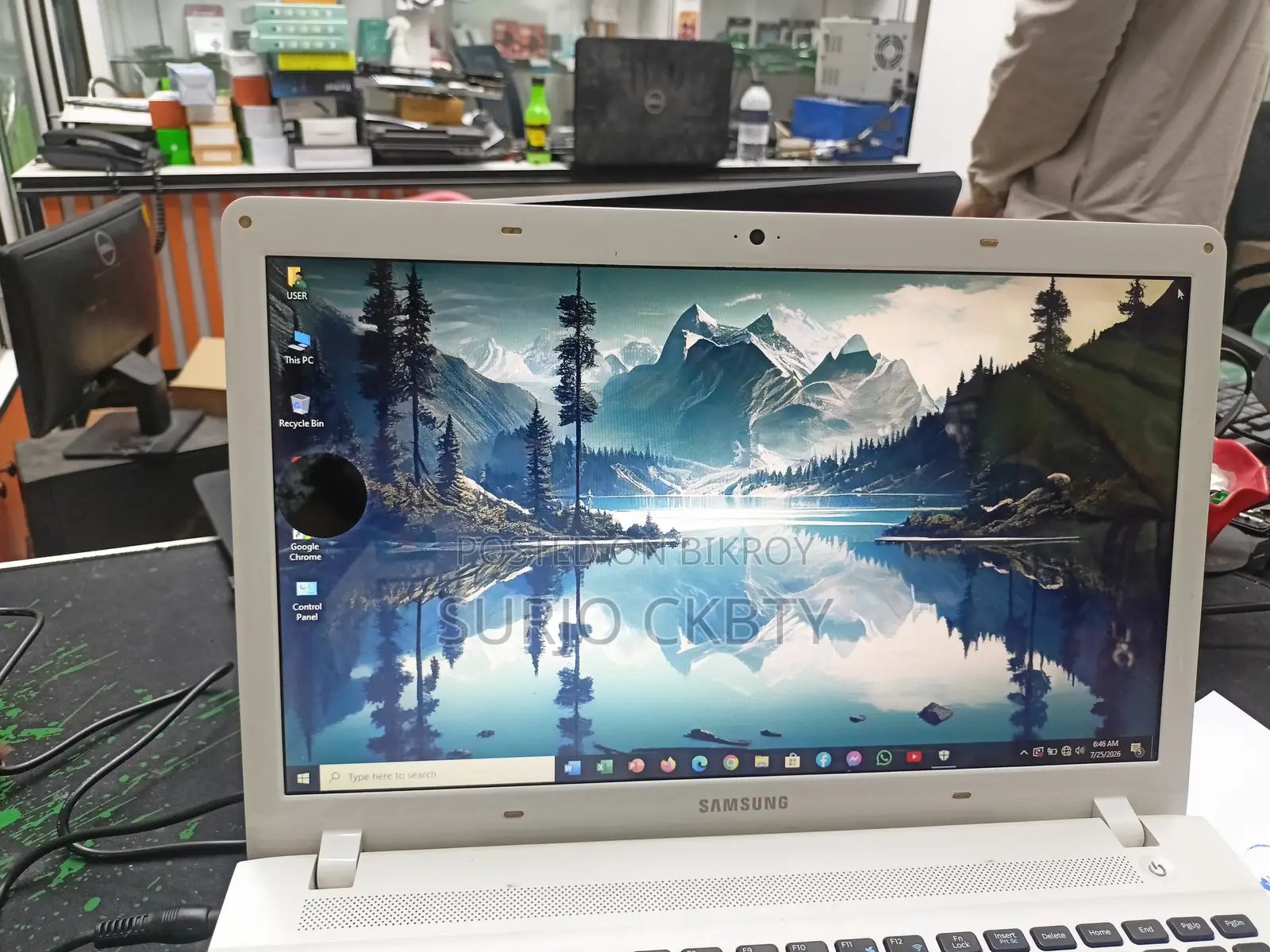 Laptop Samsung Galaxy Book3 360 15 NP750QFG 4GB Intel Core I3 SSD 128GB
