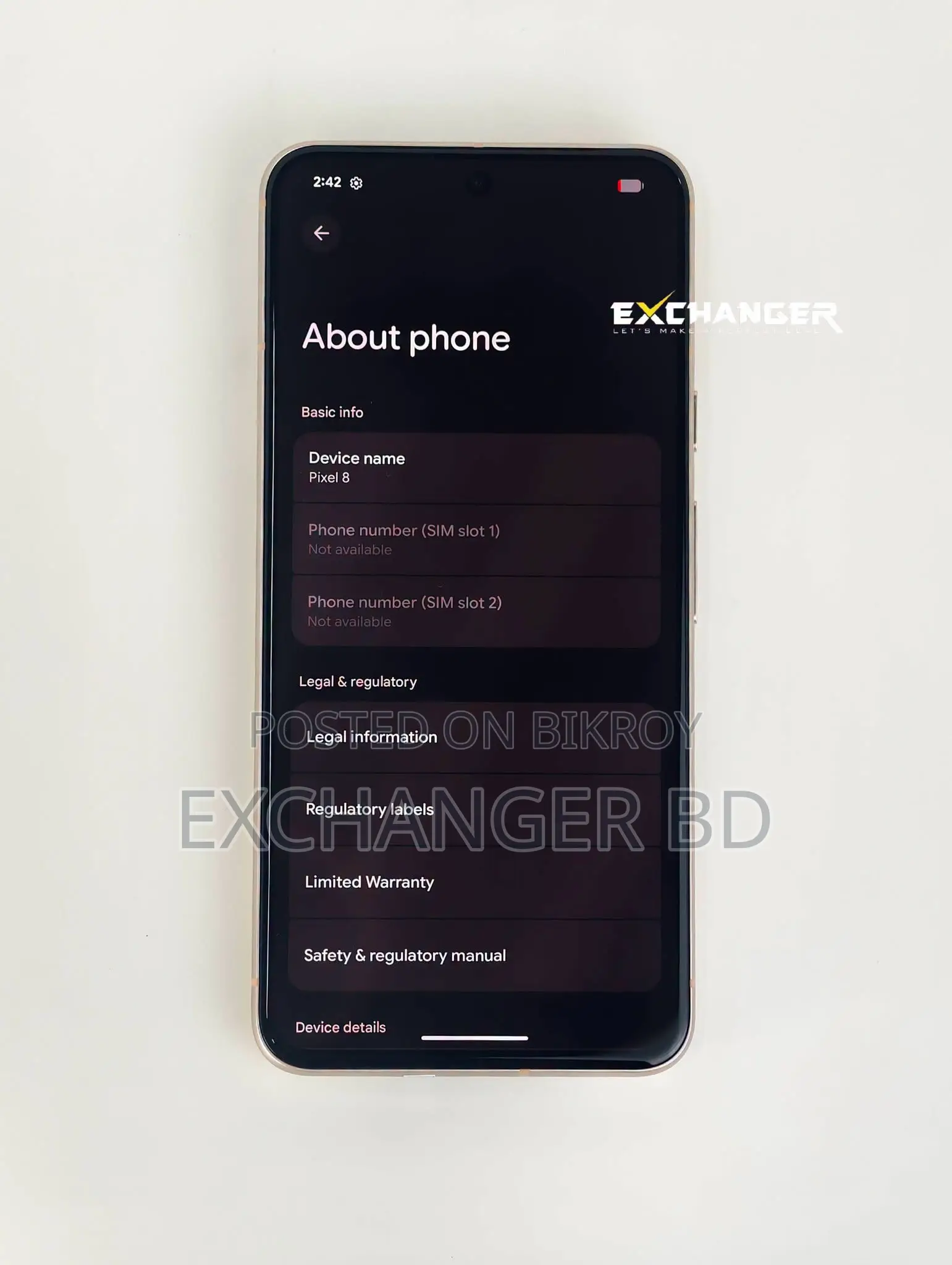 Google Pixel 8 128 GB Gold