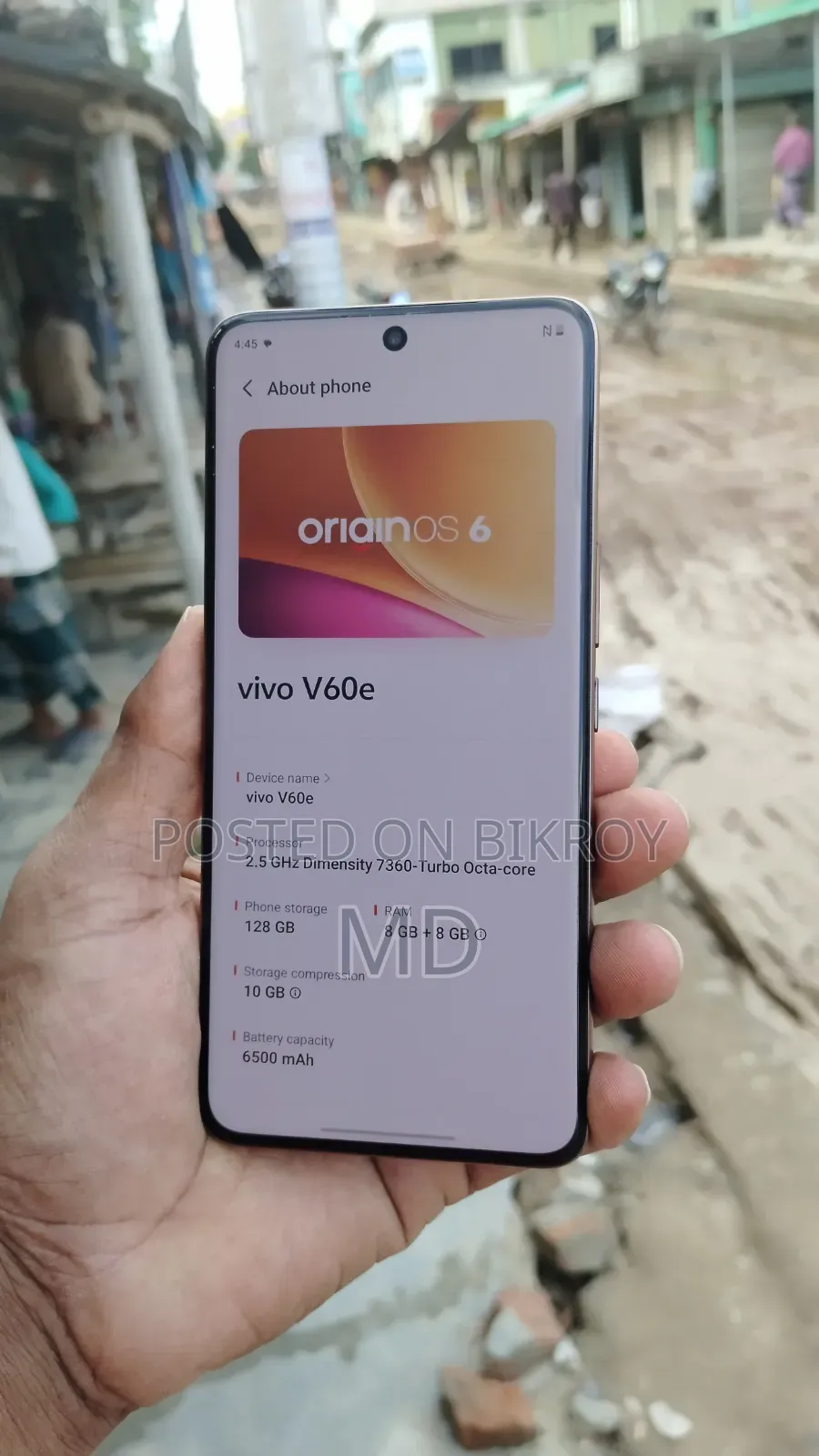 Vivo V60e 128 GB Gold