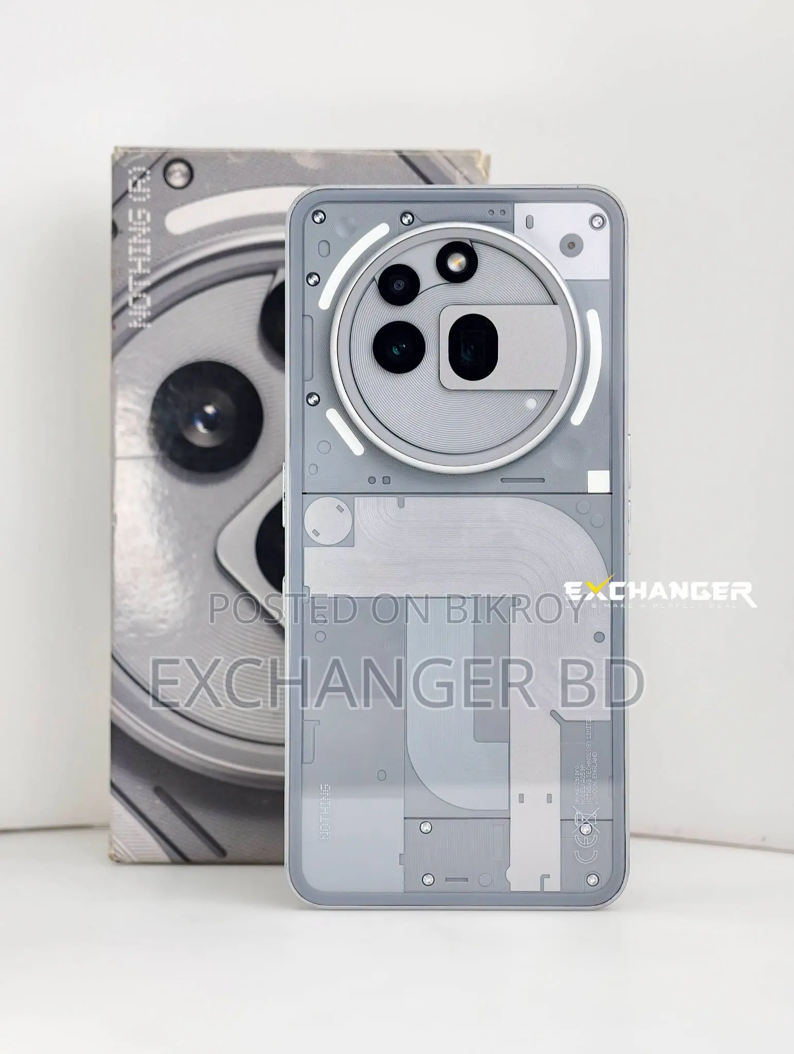 Nothing Phone 3a Pro 128 GB Gray