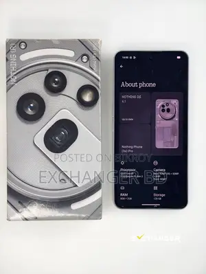 Nothing Phone 3a Pro 128 GB Gray
