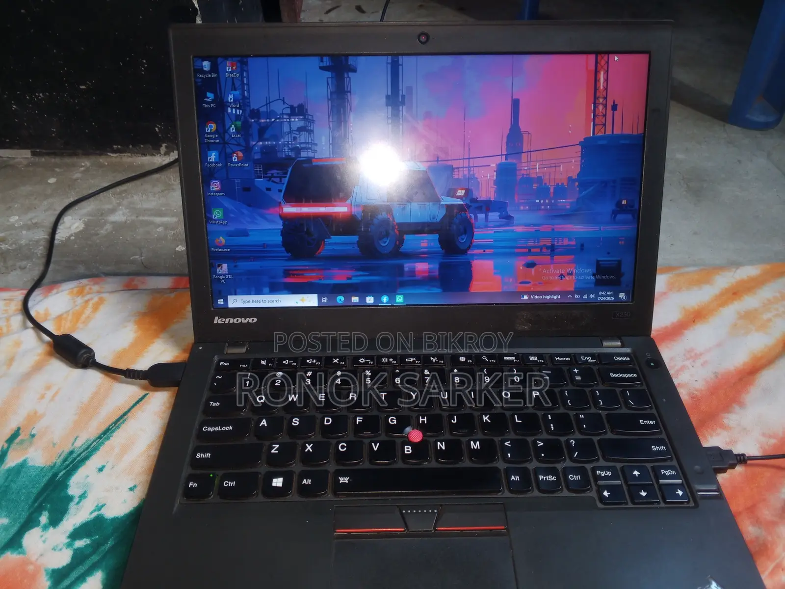 Laptop Lenovo ThinkPad X250 4GB Intel Core I5 HDD 320GB