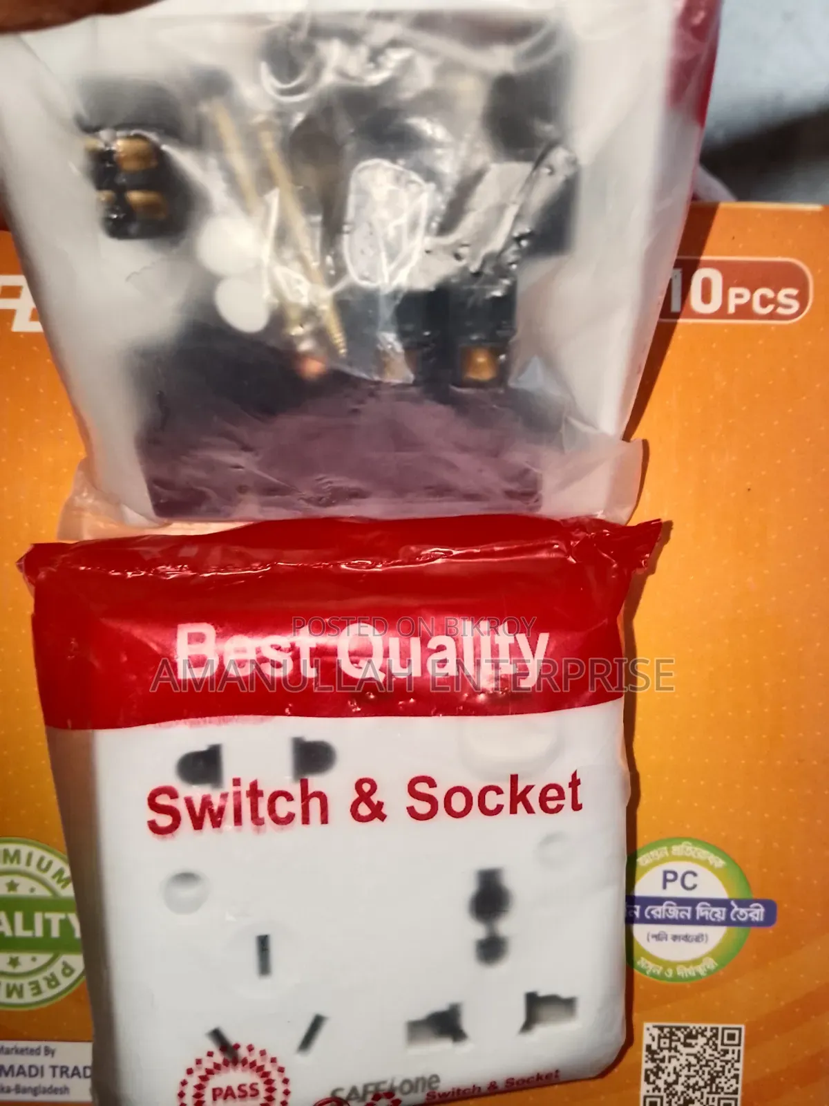 Universal Multi-Socket Adapter With Switch | Best Quality