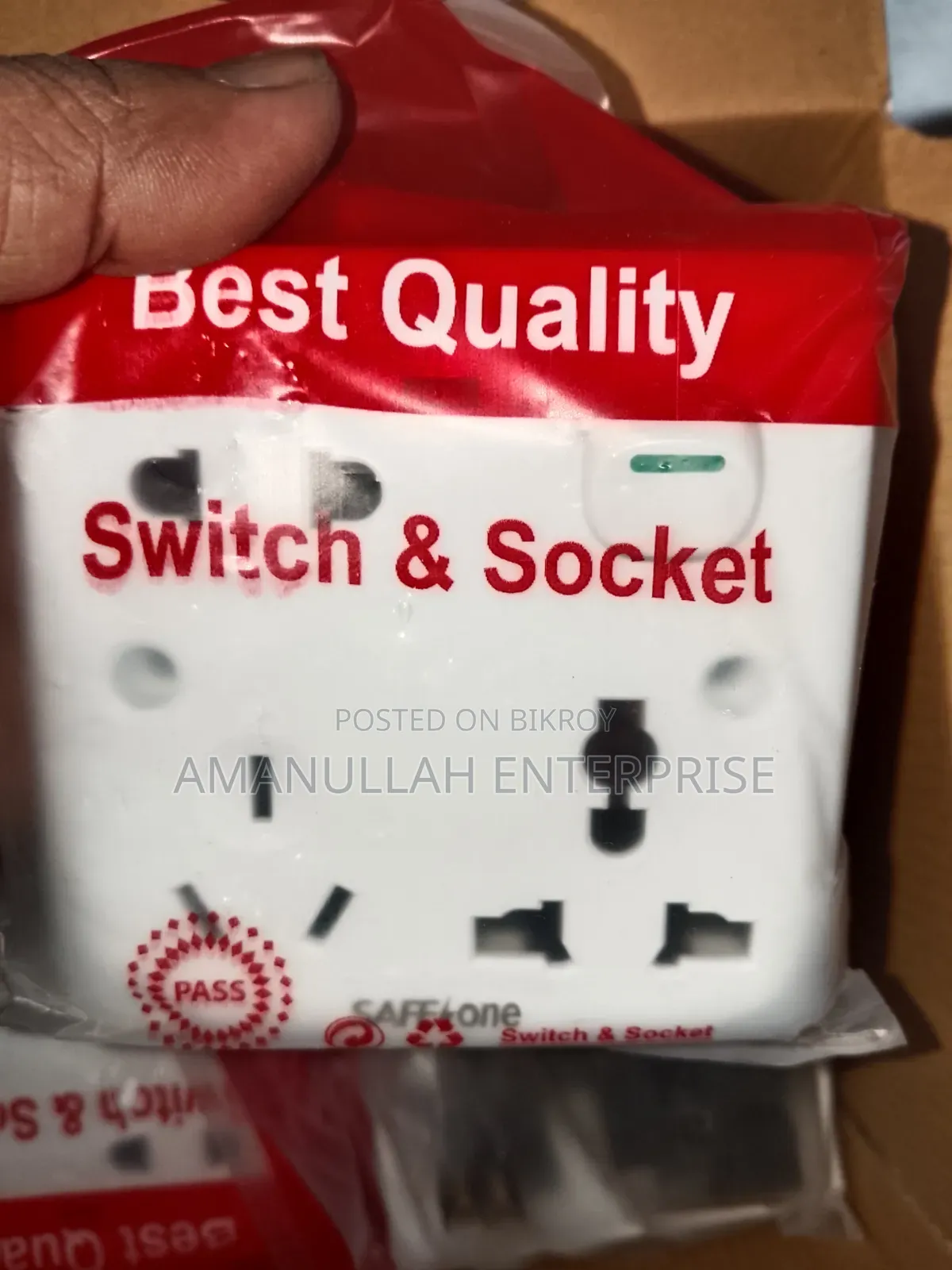 Universal Multi-Socket Adapter With Switch | Best Quality