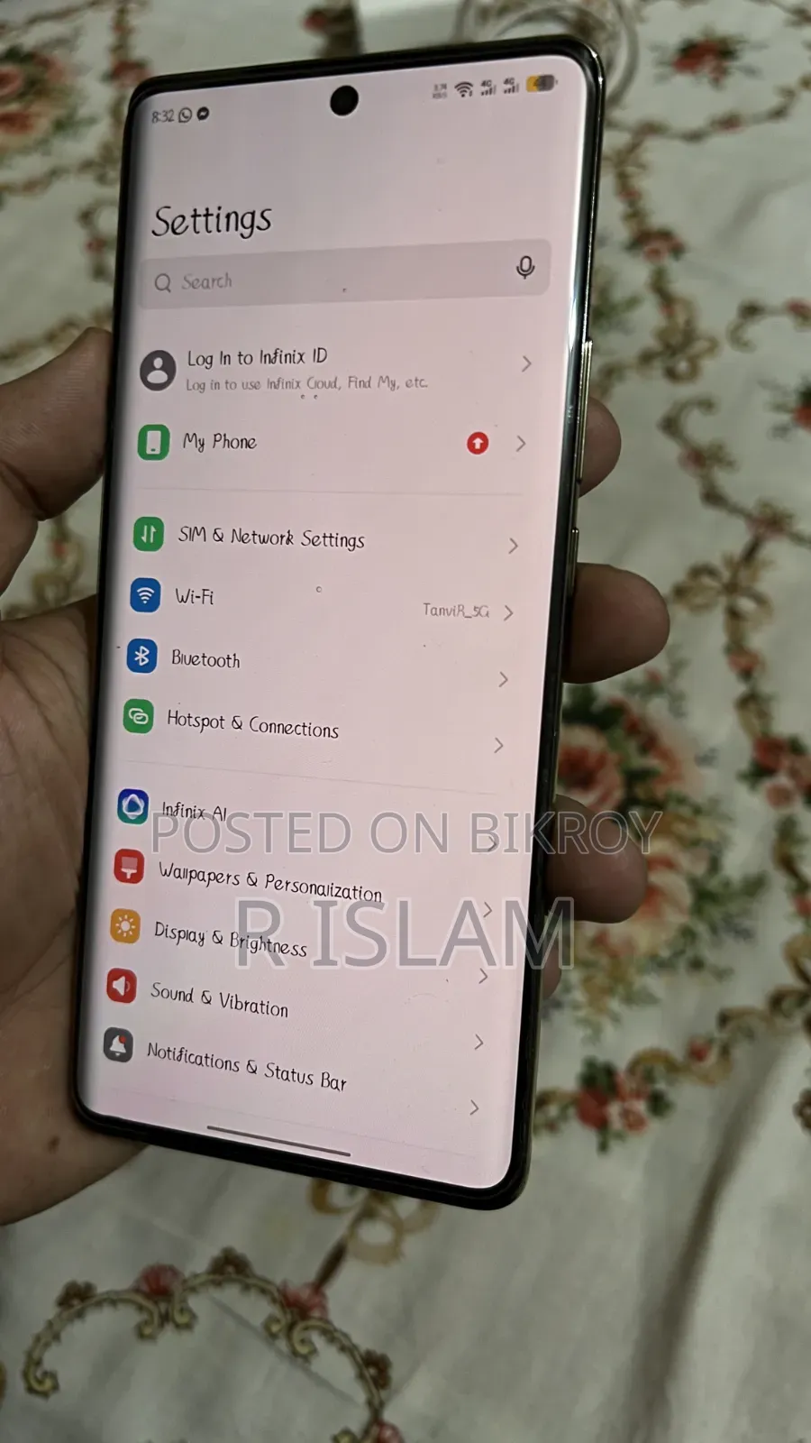 Infinix Note 40 Pro 256 GB Gold