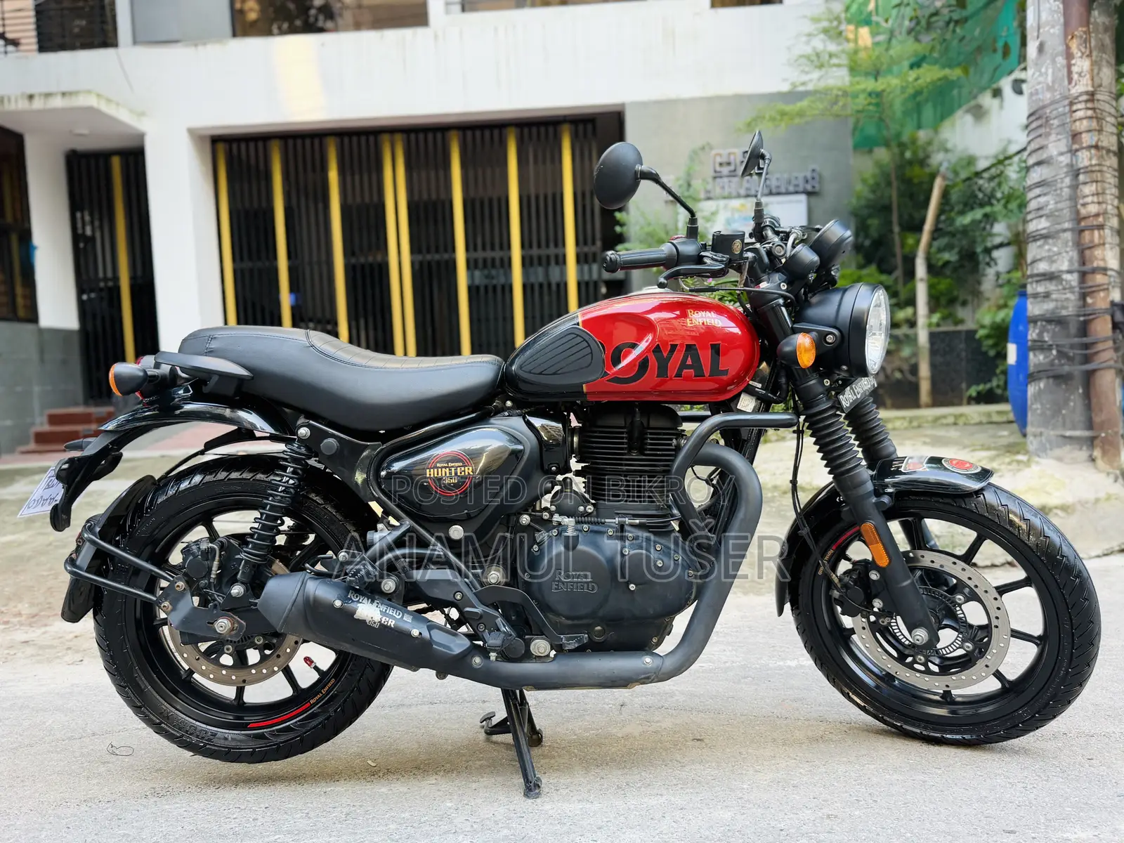 Royal Enfield Hunter 350 2025 Red