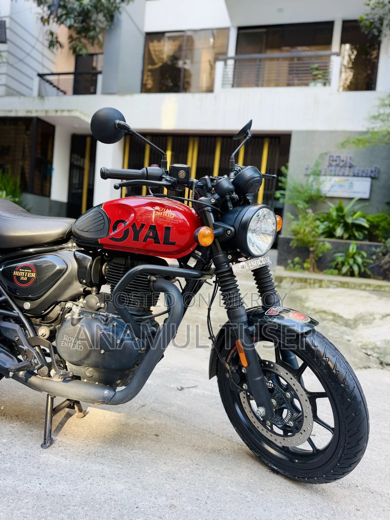 Royal Enfield Hunter 350 2025 Red