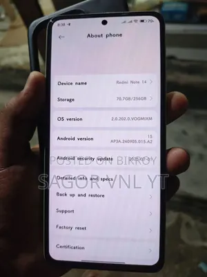 Xiaomi Redmi Note 14 4G 256 GB Green