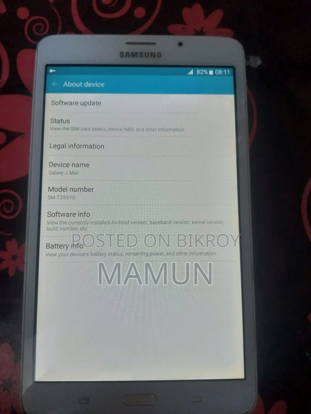 Samsung Galaxy J Max 8 GB White