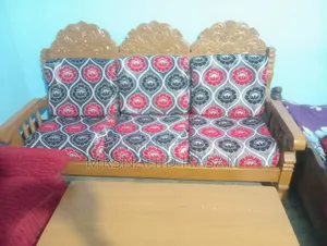Original Teak Wood Sofa Set for Sale
