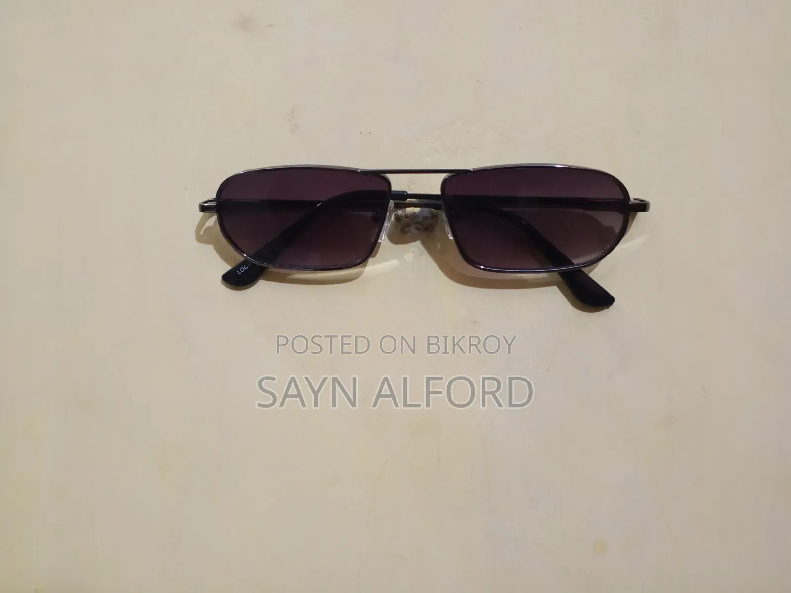 Rectangular Vintage Slim Sunglasses