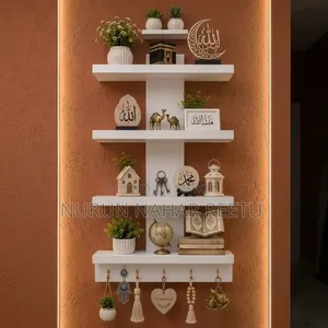 Wooden Shelf Wall Attached