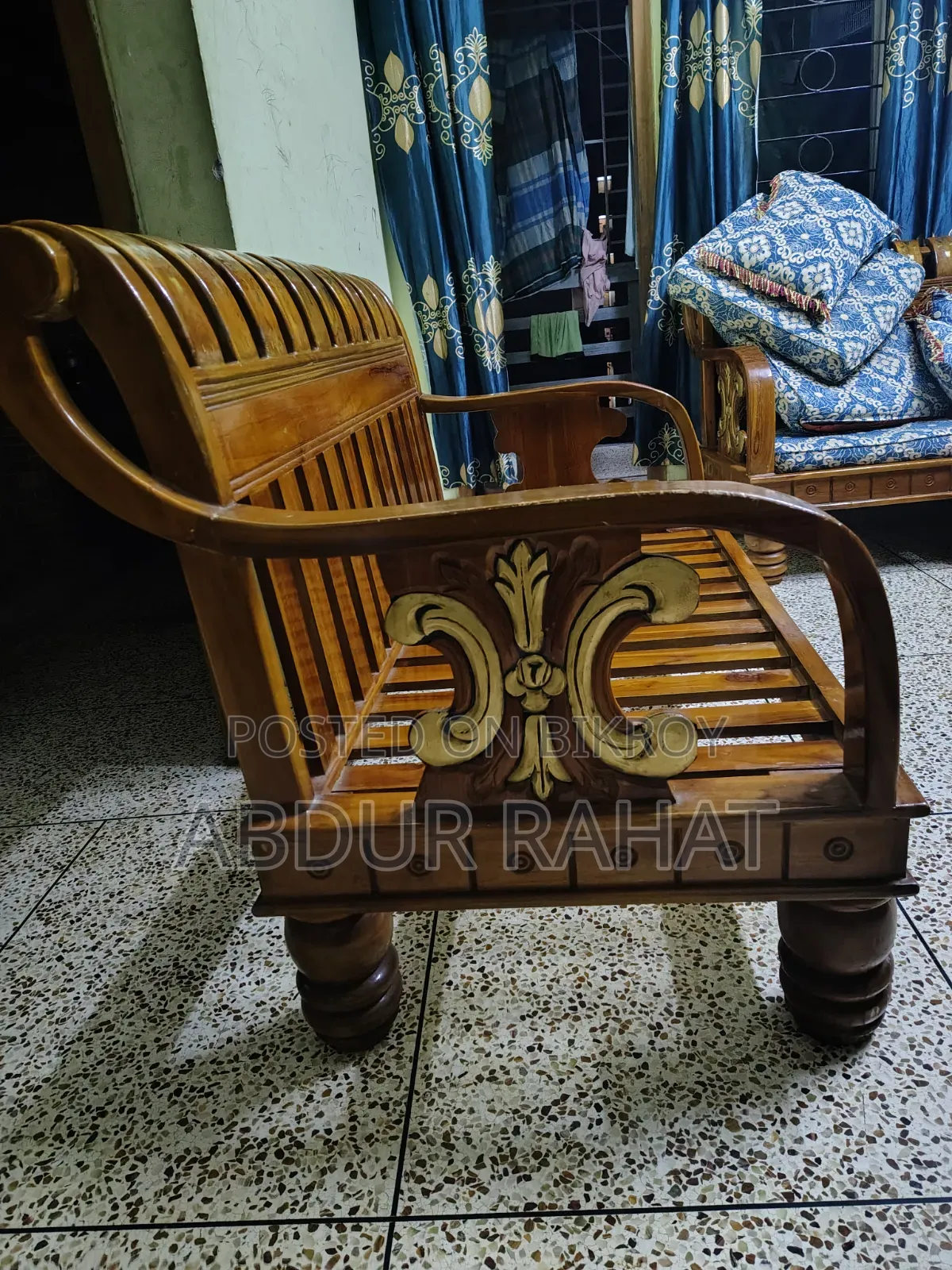 Wooden Sofa Set