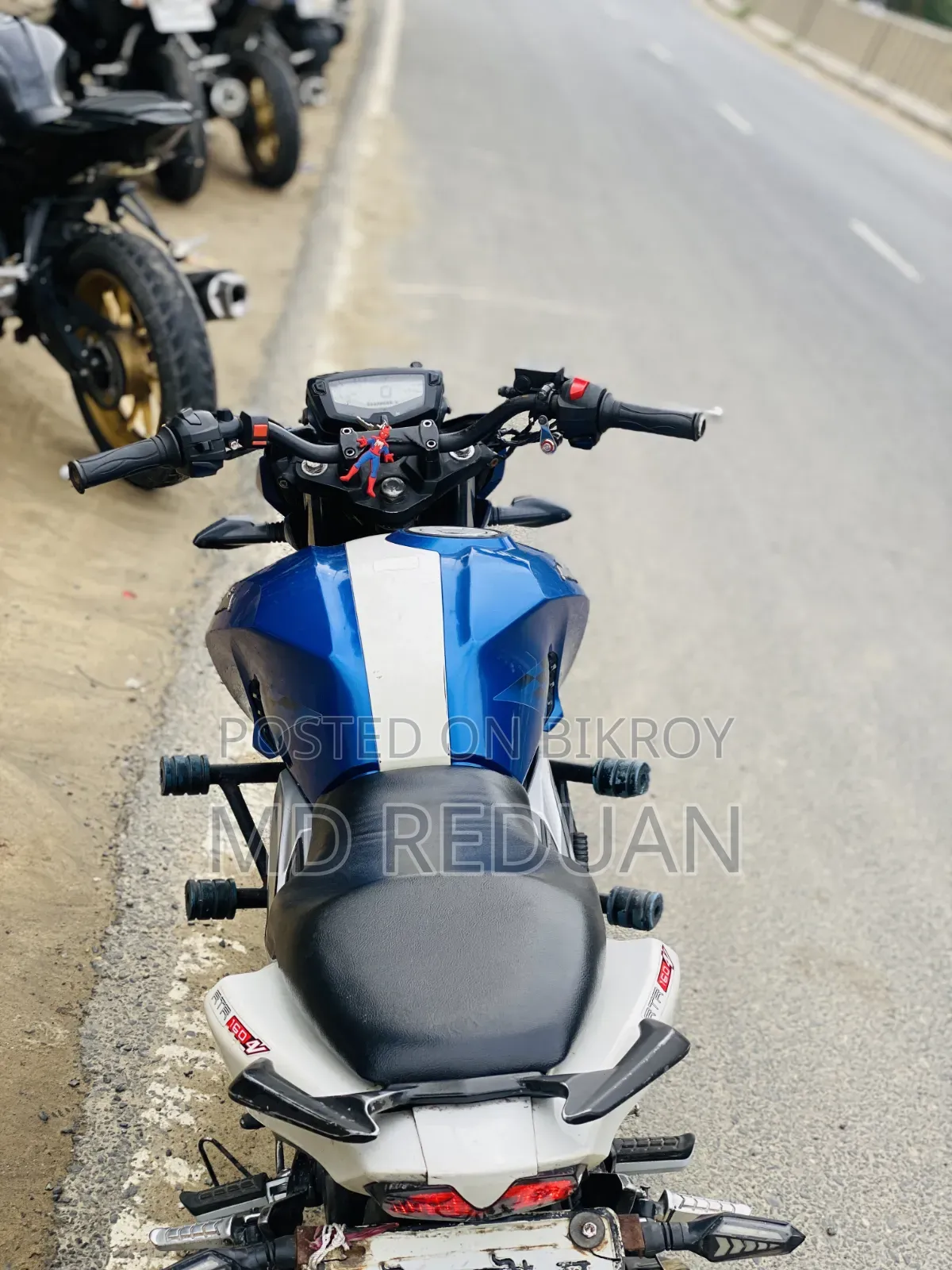 TVS Apache RTR 160 4V 2018 Blue