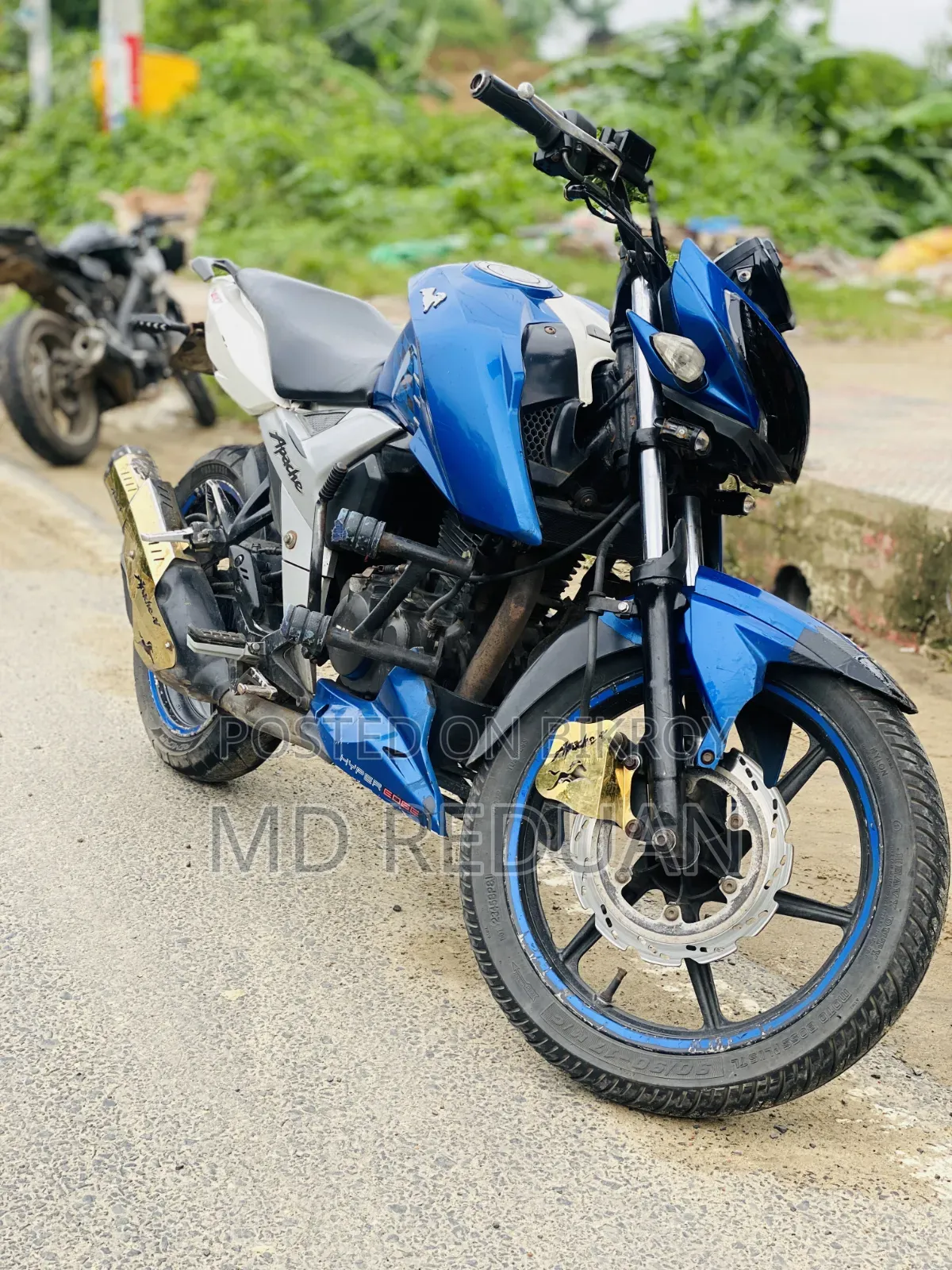 TVS Apache RTR 160 4V 2018 Blue
