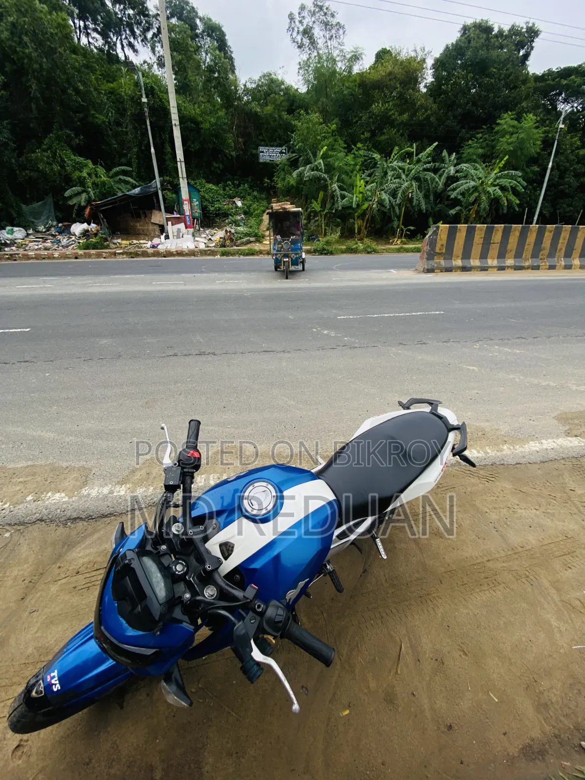 TVS Apache RTR 160 4V 2018 Blue