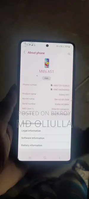 Samsung Galaxy A51 128 GB Black
