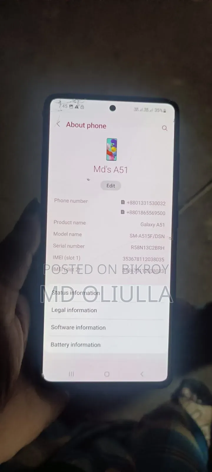 Samsung Galaxy A51 128 GB Black