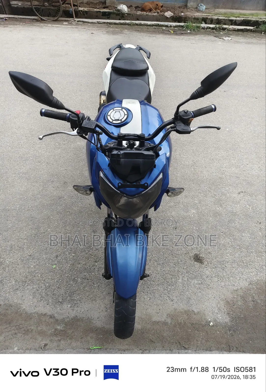 টিভিএস অ্যাপাচি ১৬০ ৪ভি ২০১৯ ব্লু