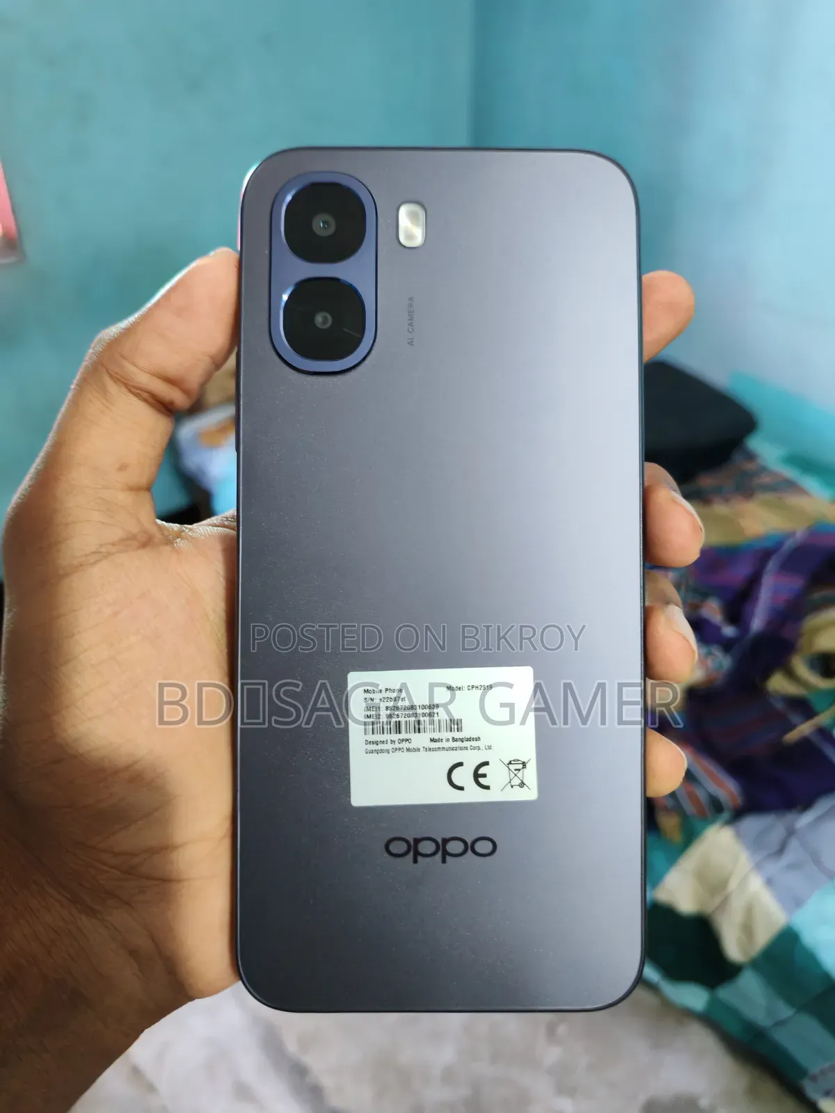 অপ্পো এ৬এক্স ১২৮ জিবি ব্লু