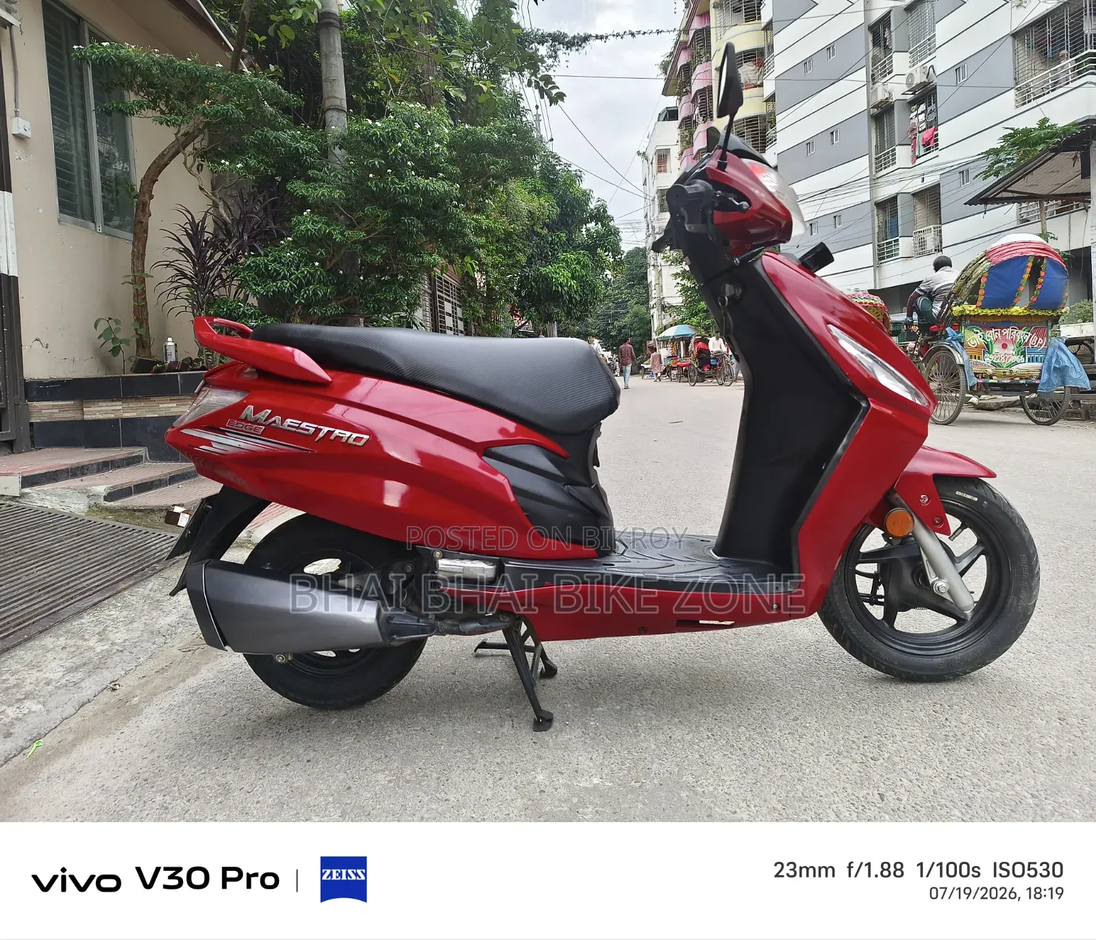 Hero Maestro Edge 110 2022 Red