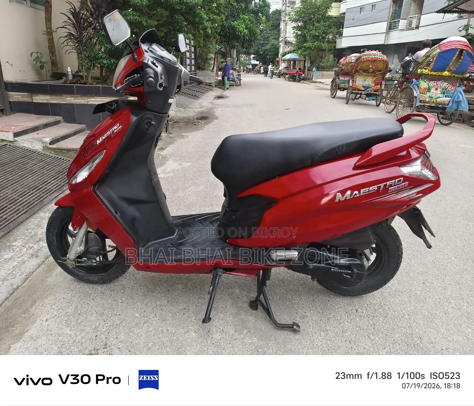 Hero Maestro Edge 110 2022 Red