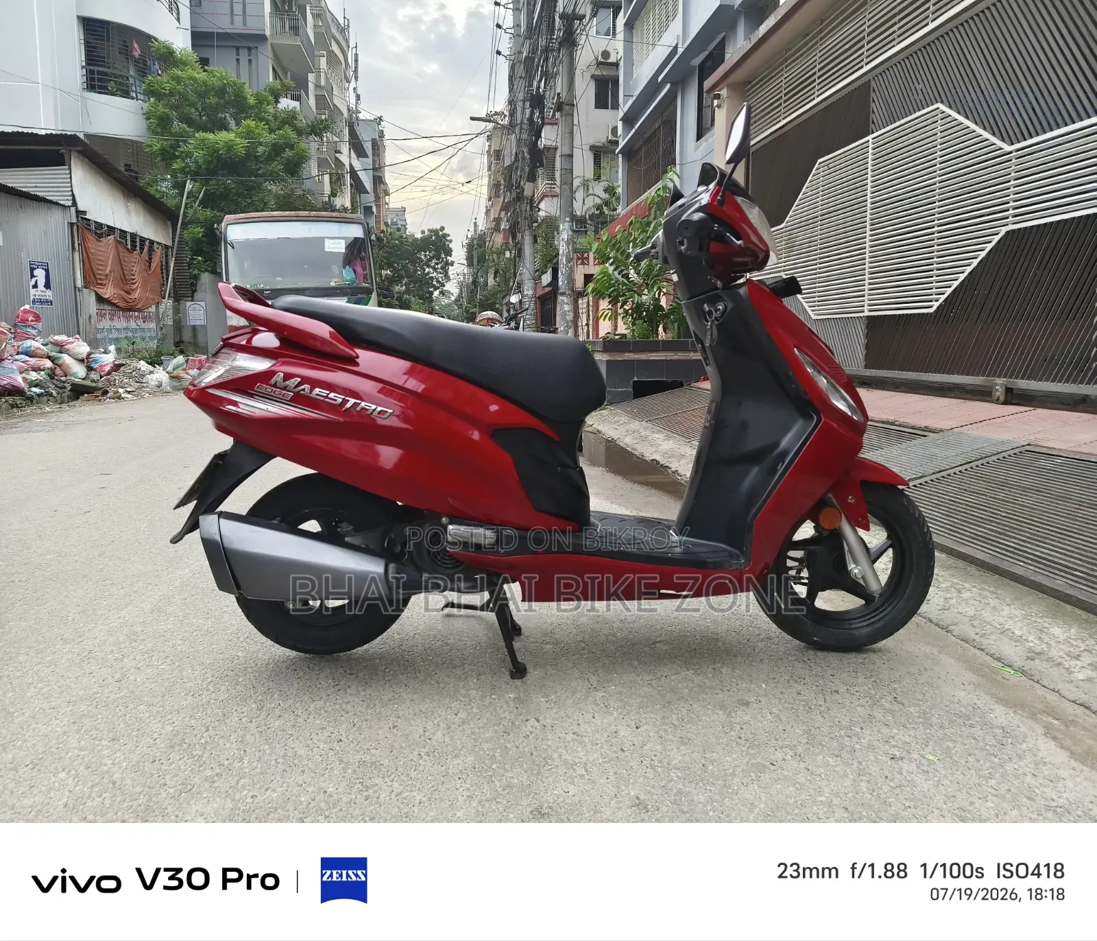Hero Maestro Edge 110 2022 Red