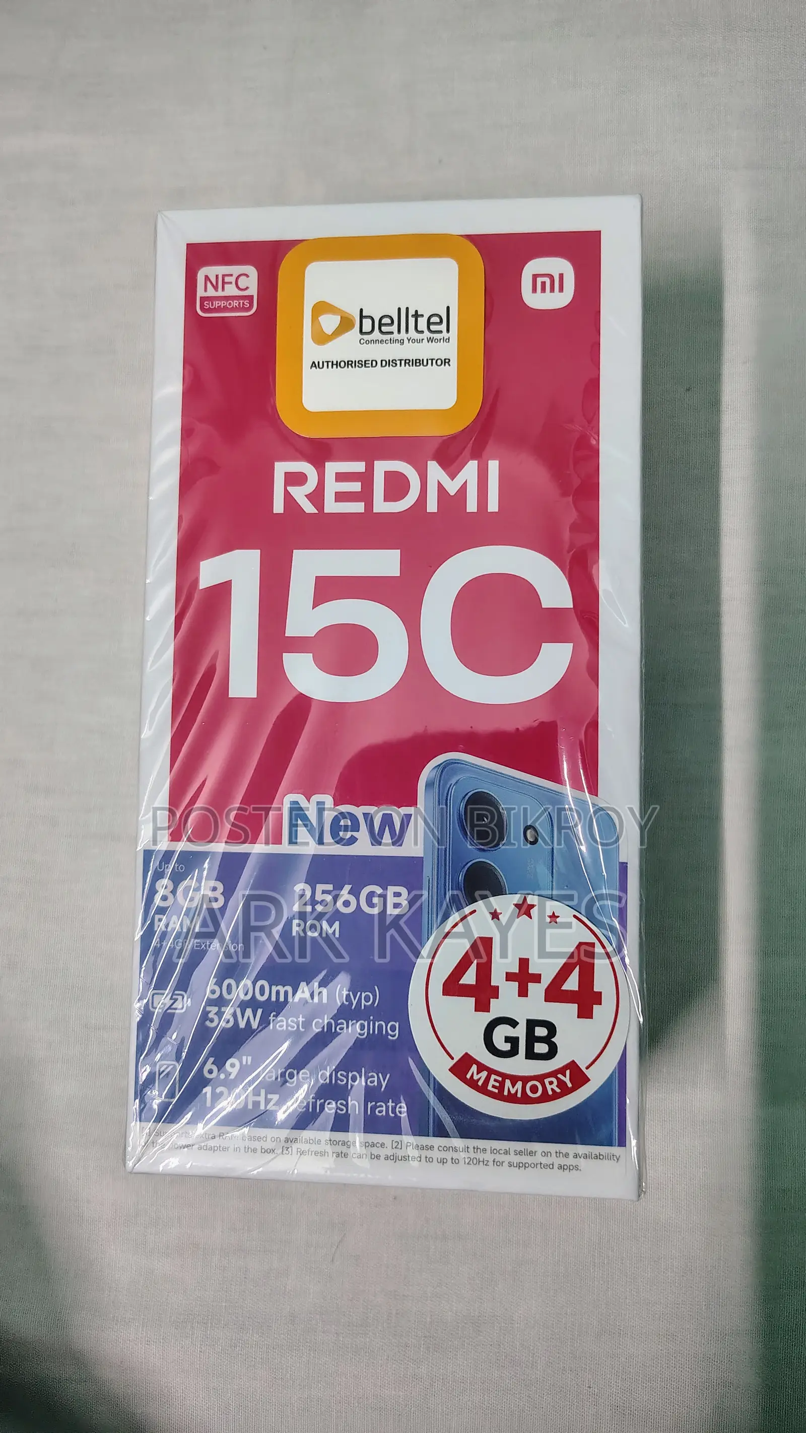 New Xiaomi Redmi 15C 4G 256 GB Black