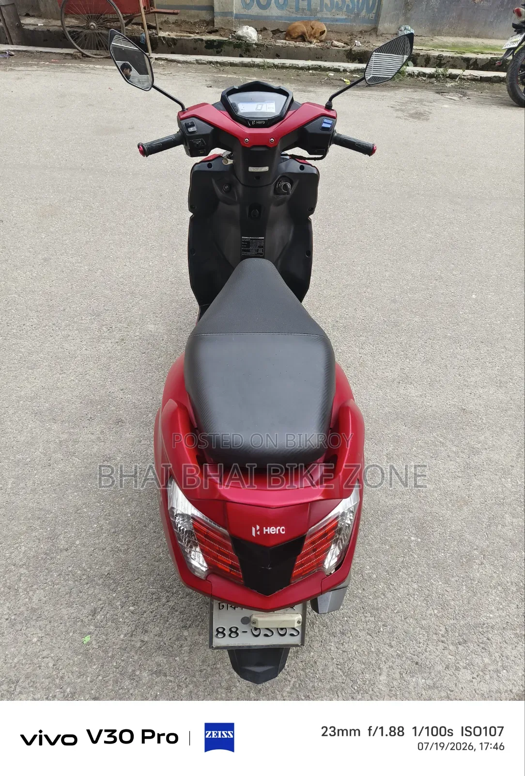 হিরো মেস্ট্রো এজ ১১০ এক্সটেক ২০২৪ রেড