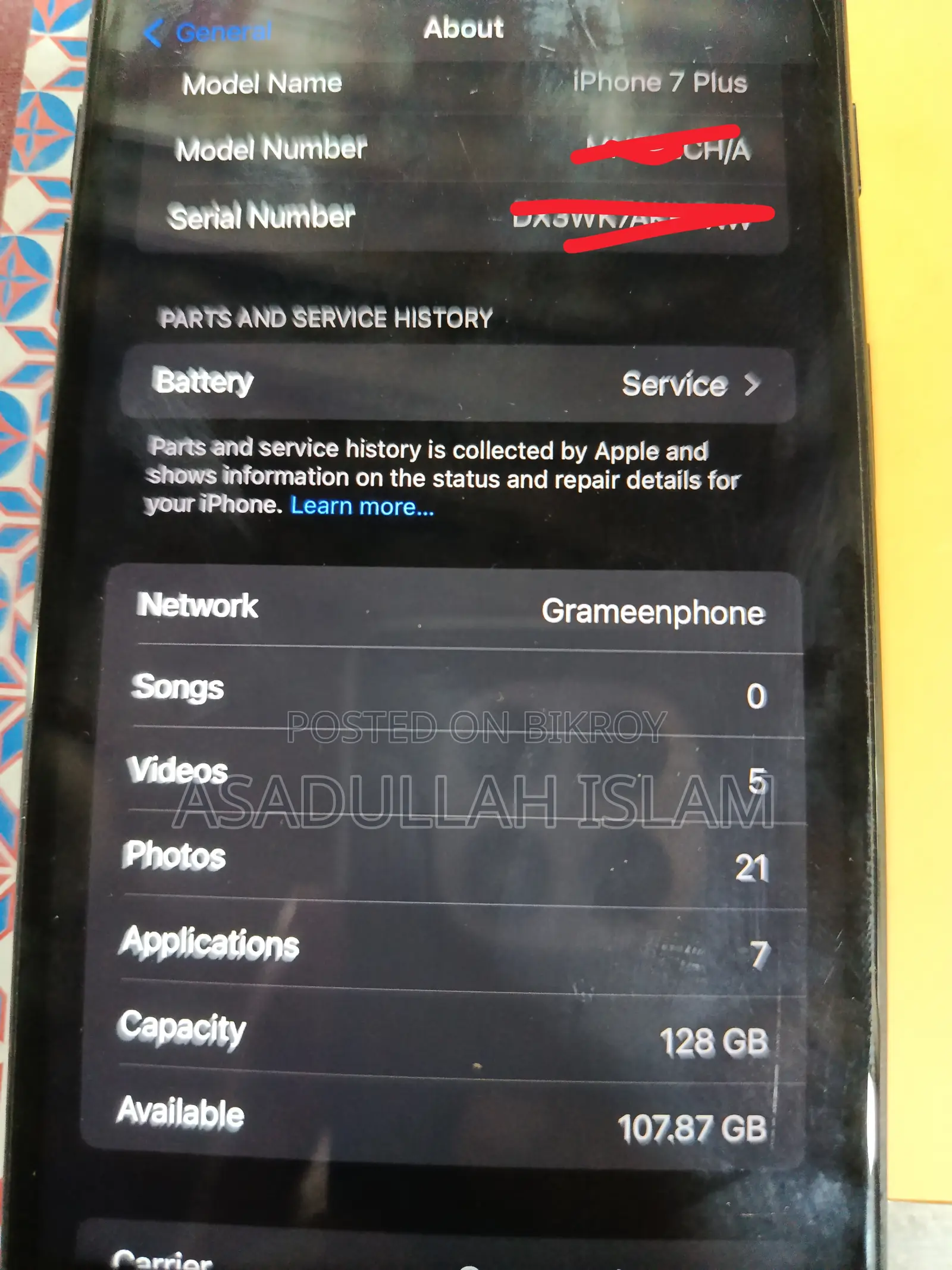 Apple iPhone 7 Plus 128 GB Black